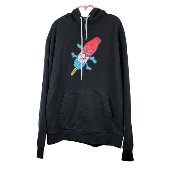 Ice Cream Way Hoodie Popsicle Mens XL Way BBC Bomb Pop Black Pharrell Black - Picture 1 of 5